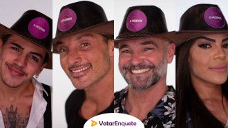 A Fazenda 12: Juliano, Biel, Matheus e Tays estão na roça