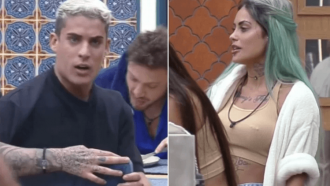 Tati quebra o pau com Tiago em A Fazenda 2022: 'Você não é homem?'..