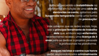 A Fazenda 15: equipe de Cezar optou por desativar perfil após polêmica