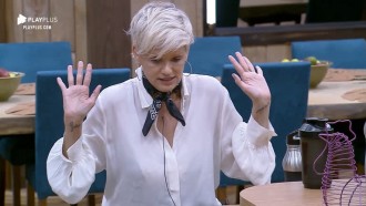 Andréa Nóbrega diz que recusou os parabéns de Lucas: 'Nem encosta'