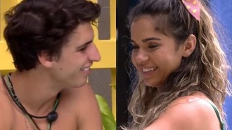 BBB 20: Felipe e Gizelly dão selinho e brother faz proposta ousada