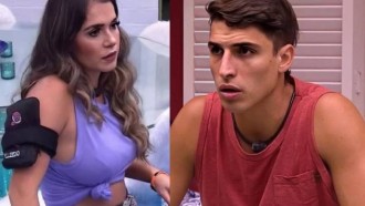 BBB20 - Gizelly ameaça Felipe Prior de agressão e dispara: “Vagabundo”