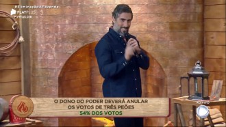 Chama Vermelha vai anular o voto de três peões na próxima Roça