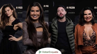 Dayane, Marina, Rico e Solange estão da roça de A Fazenda 13