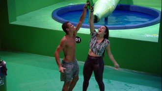 Elana e Danrley são os últimos a sair da Prova do Líder Sprite