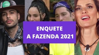Enquete A Fazenda 2021: Gui, Aline, Victor ou Dayane, quem sai?