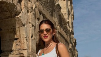 Ana Clara abre álbum de fotos de férias em Roma