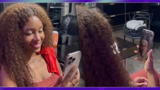 Após Eliminação, Giovanna faz chamada de vídeo com Belo