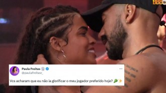 Após Jogo da Discórdia, Paula exalta Ricardo nas redes sociais