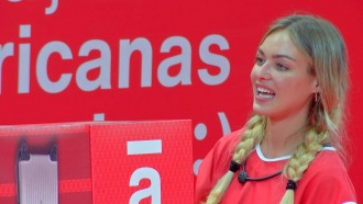 Bárbara se mantém pedindo para Laís fazer força