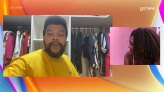 Bate-Papo BBB: Babu Santana 'passa' coroa da Xepa para Jessilane