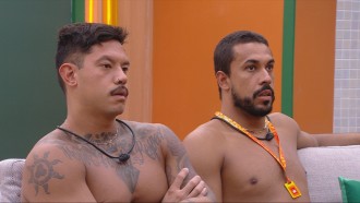 BBB 25: Gabriel e Maike recebem resultado da Enquete do Líder