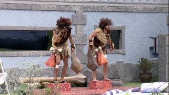 Caio e Rodolffo cumprem o Castigo do Monstro no BBB21