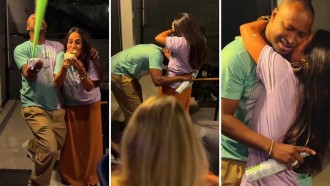 Carol Peixinho e Thiaguinho revelam sexo e nome do bebê com muito choro