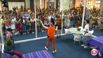 Casa de Vidro BBB 23: participantes interagem com o público