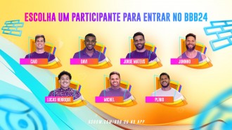 VOTE AGORA: confira os homens que disputam uma vaga no BBB 24