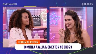 Domitila Barros explica 'relação' com pai de Bruna Griphao