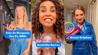 Elenco do BBB 23 mostra a tela de bloqueio de seus celulares