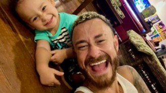 Fred posta foto com o filho Cris após o  BBB 23