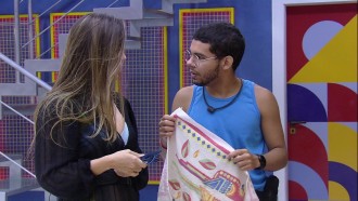 Laís estranha a atitude de Douglas Silva no BBB 22