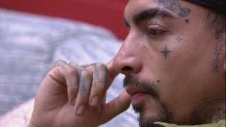 MC Guimê fica pensativo após Eliminação de Gabriel no BBB 23