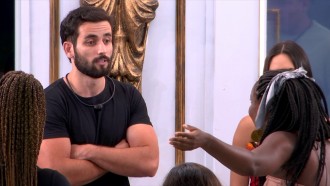 No BBB 24, Matteus e Leidy Elin têm bate-boca após Sincerão