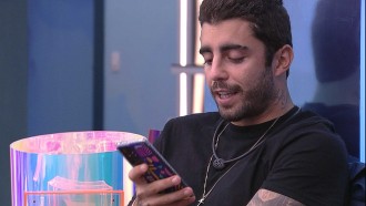 Pedro Scooby grava o Podcast do Líder no BBB 22