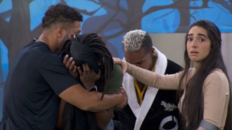 Rodriguinho chora após Eliminação de Vinicius