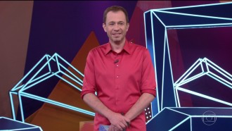 Tiago Leifert conversa com Projota, sexto eliminado do BBB21