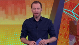 Tiago Leifert fala com brothers sobre vacina no BBB21