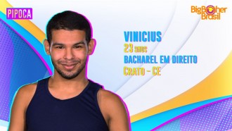 Vinicius é participante do BBB22; conheça!