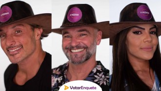 Enquete A Fazenda 12 aponta quem sai na roça entre Juliano, Mateus e Tays