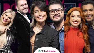 Enquete Power Couple: Adryana, Brenda e Pe Lanza estão na D.R.; vote