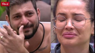 Juliette e Caio se emocionam com vídeo da família de Thaís