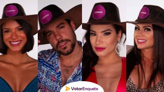 A Fazenda 2020: Jakelyne, Lipe, Raissa e Victória formam a sétima roça