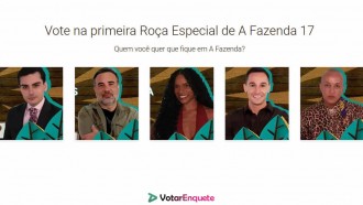 Vote na primeira Roça Especial de A Fazenda 17