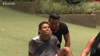 Gustavo e Danrley ganham imunidade em prova na estreia do BBB19