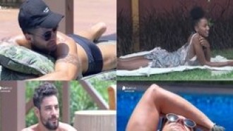 Peões aproveitam tempo livre e tomam banho de Sol