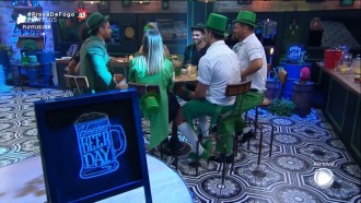 Peões curtem festa temática irlandesa