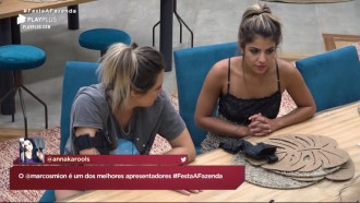 Tati e Thayse chamam a atenção de Hari sobre Lucas