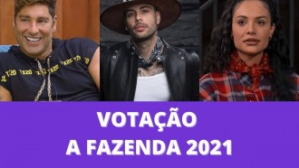 Votação A Fazenda 2021: Gui, Aline ou Victor, quem deve sair?