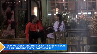 Clima pesa entre Lipe e Stéfani na Fazenda