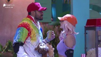 Lary tenta investida em Bil - A Fazenda 13