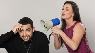 O Grande React: Lucas Selfie e Ju Nogueira recebem Any