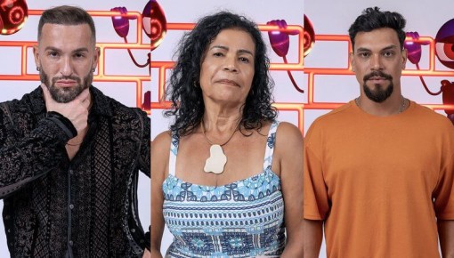 BBB 25: Diego, Vilma e Vinicius estão no 12º paredão