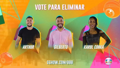 Veja quem vai sair: Karol Conká, Arthur e Gil se enfrentam no quarto paredão