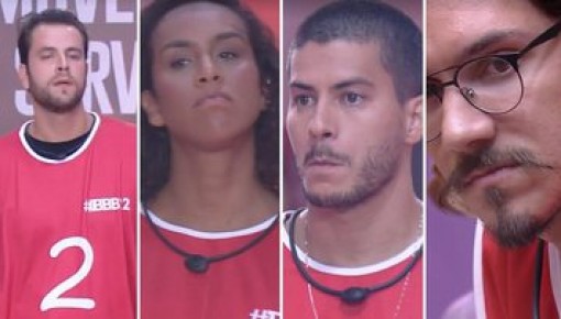 BBB22: Lina, Gustavo, Arthur e Eliezer estão no Paredão Falso