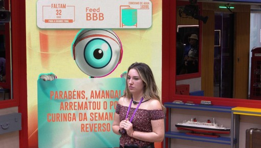Amanda ganha Poder Curinga no BBB 23