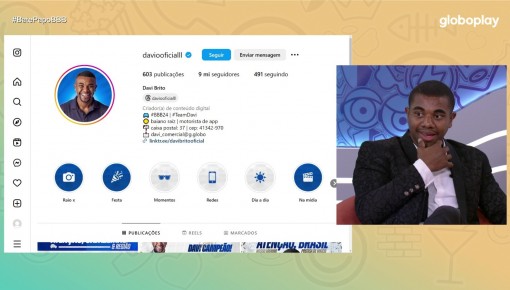 Campeão, Davi bate nove milhões de seguidores e 'perde a fala'