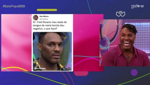 Fred Nicácio refaz meme ao vivo no Bate-Papo BBB